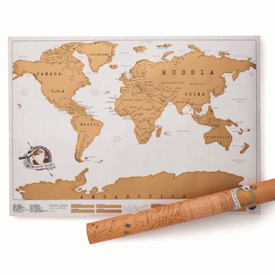 刮刮地图世界版/Scratch Map Original