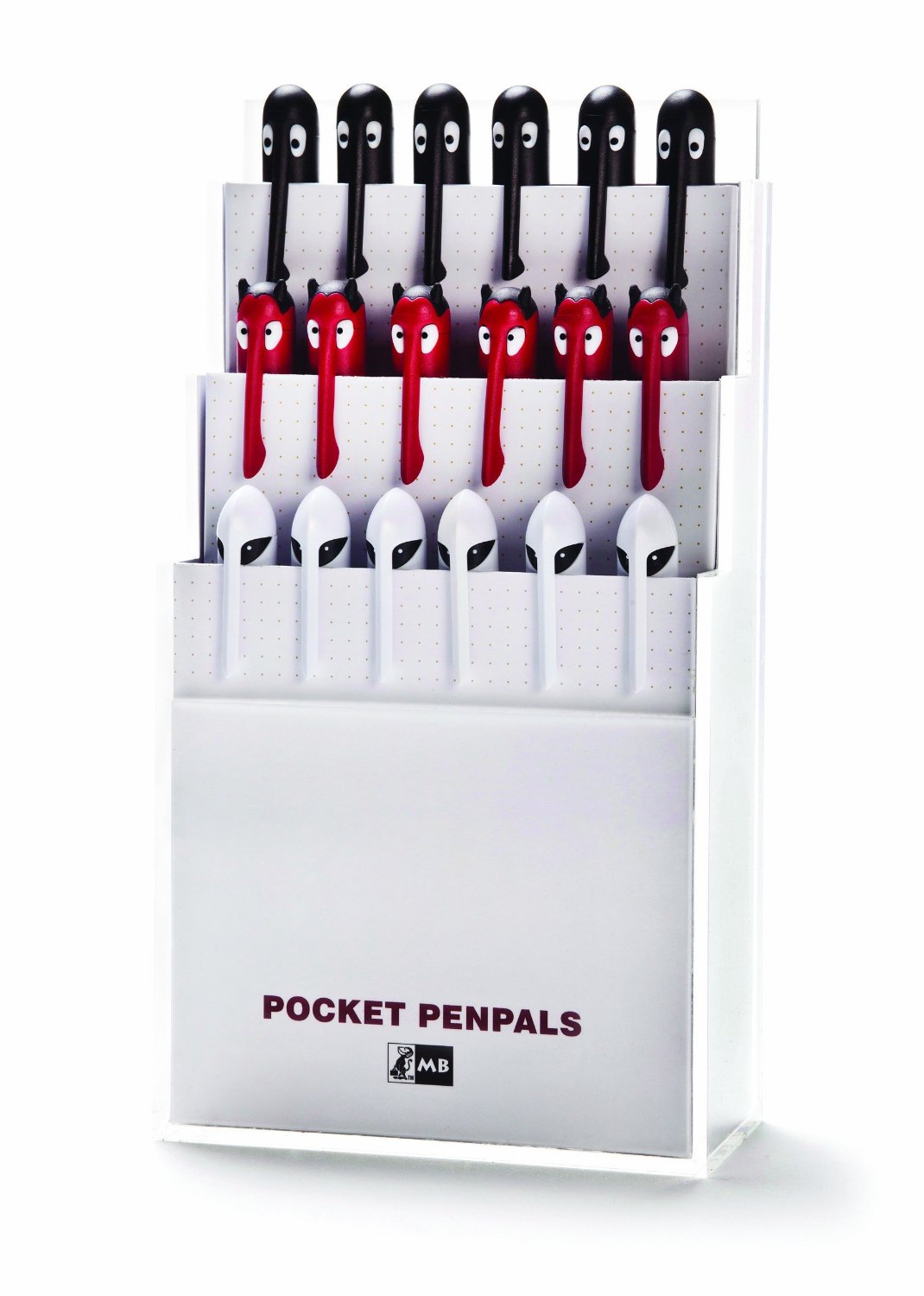 创意萌眼圆珠笔/Pocket Penpals