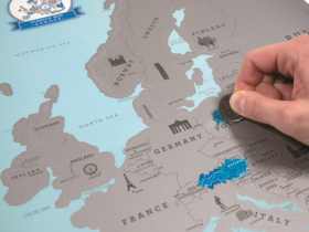 Luckies 刮刮地图欧洲版/Scratch Map Euro